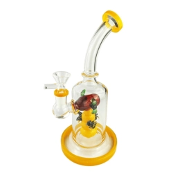 Fajka bongo szklana Bees Mix 24cm