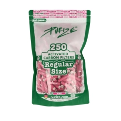 Filterki węglowe Purize REGULAR Pink 250 szt.