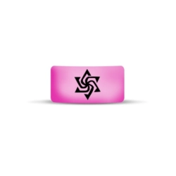 Vape Band Pink Star Logo 22 to 26mm
