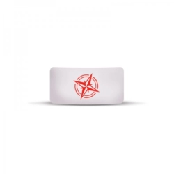 Vape Band White Logo Compass 22 to 26mm