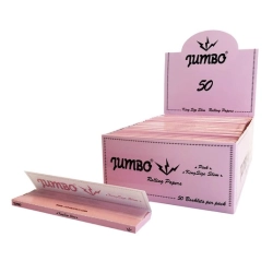 Bletki Jumbo Pink King Size Rolling Papers 1szt.
