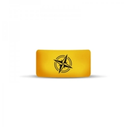 Vape Band Yellow Logo Compass 22 to 26mm