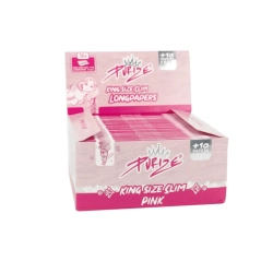 Bibułki Purize Pink KS Slim różowe 50szt