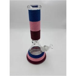 Bongo szklane lodowe 32cm - BLUE