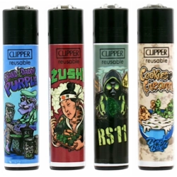 Zapalniczka Clipper Classic Best Buds 48szt