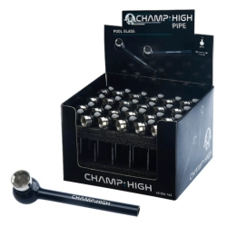 Lufka szklana Champ High Pool Glass Black