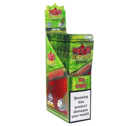 Juicy Jay’s Hemp Wraps Red Storm Cherry Pie with I