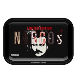 Tacka Narcos Metal Rolling Tray Black Medium