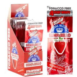 Hemparillo Hemp Wraps Strawberry x4 Blunts 15pcs