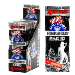 Hemparillo Hemp Wraps Naked x4 Blunts 4szt
