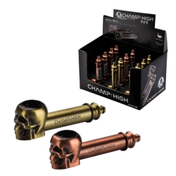 Lufka Metalowa Champ High Skull Gold + Bronze