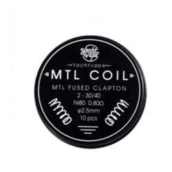 Yachtvape Coil Mtl Fused Clapton 2-30/40 Ni80 0.80