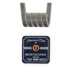 Quad Core Fused Clapton DL Ni80 0.20 (10szt) - Fu