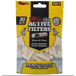 Monkey King Active Charcoal Filters 6mm x 27 mm