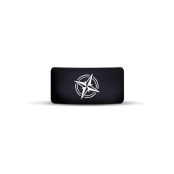 Vape Band Black Logo Compass 22 to 26mm