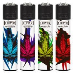 Zapalniczka Clipper Artistic Leaves 48szt