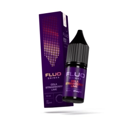 Liquid Fluo Salt Drinks 20mg 10ml - Cola Straw Lim