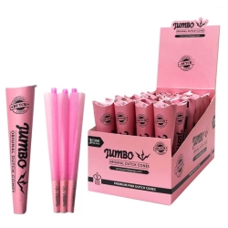 Bletka skręcona Jumbo King Size Pink 3pcs 1szt.