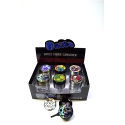 Młynek metalowy 40mm 3-częściowy - mix