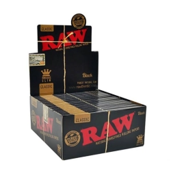 RAW Black KS slim rolling papers 50sztuk