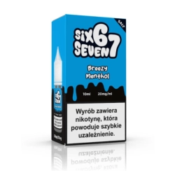 Liquid Six Seven 67 Salt 20mg 10ml Breezy Menthol