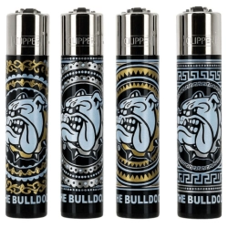 Clipper The Bulldog Lighters Inca (48 pcs/display) Clipper The Bulldog Lighters Inca (48 pcs/display)