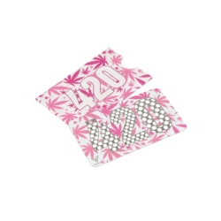 Karta Grinder wzór 420 PINK metalowa