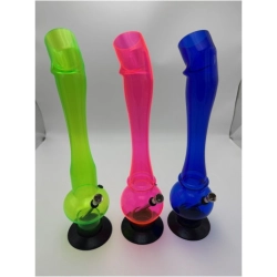 Bongo akrylowe 37cm różowe