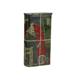 RAW Camo 100 Pre-Rolled Tips Limited Edition