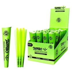 Bletka skręcona Jumbo King Size Green 3pcs 32szt.