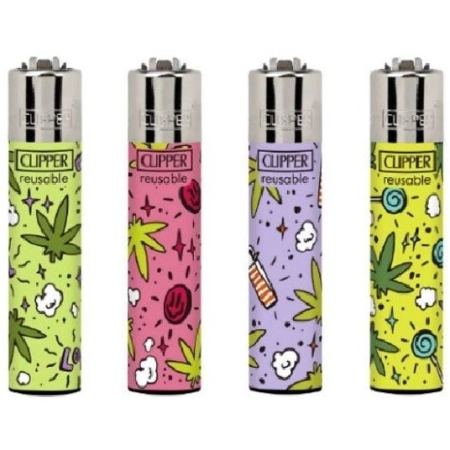 Zapalniczka Clipper Hemp Pattern 48szt