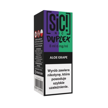 Liquid SIC! NIC 8ml Aloe Grape 6mg