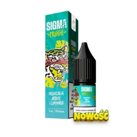 Liquid SIGMA FRESH Salts 10ml - Oranż Arbuz i Limo