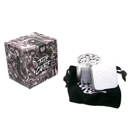 Młynek Best Buds The Cube Aluminium Silver 4 Częś