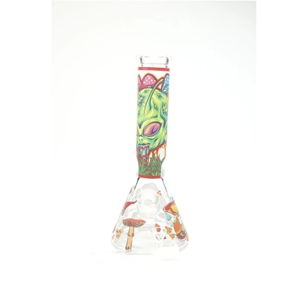 Bongo z nadrukiem Alien Shrooms 32cm
