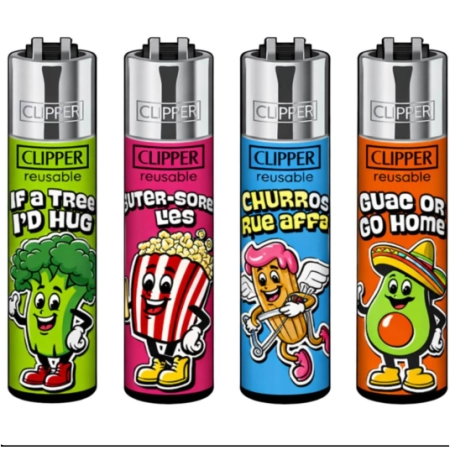 Zapalniczka Clipper LOL Food 48szt.