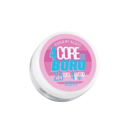 Coils By Scott 4-Core Boro Alien NI80 0.28 2szt