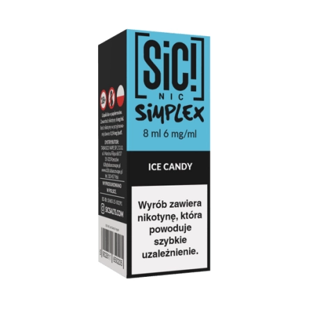 Liquid SIC! NIC 8ml Ice Candy 6mg