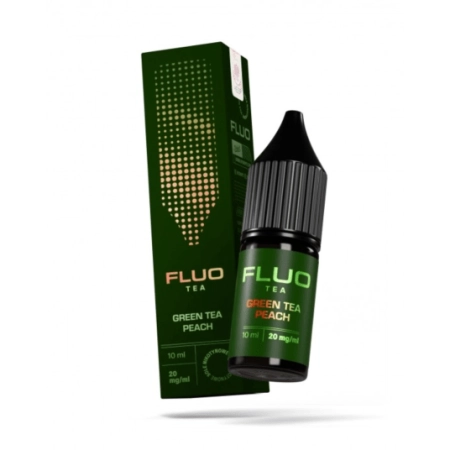 Liquid Fluo Salt Tea 20mg 10ml Green Tea Peach