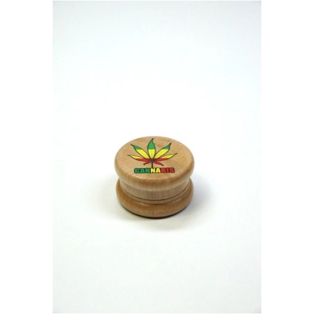 Młynek Drewniany 53mm 2-częściowy - mix