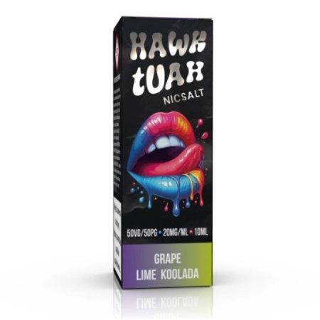 B26 Liquid Salt Hawk Tuah 10 ml 20 mg Grape Lime Koo