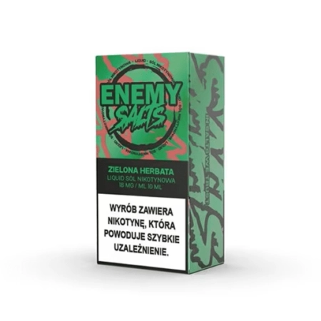 Liquid Enemy Salt 18mg 9ml Zielona Herbata