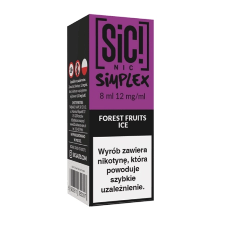 Liquid SIC! NIC 8ml Forest Fruits Ice 12mg