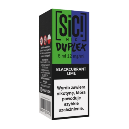Liquid SIC! NIC 8ml Blackcurrant Lime 12mg