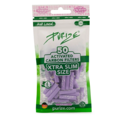 Filtr z węglem aktywnym Purize 50szt XTRA - Lilac