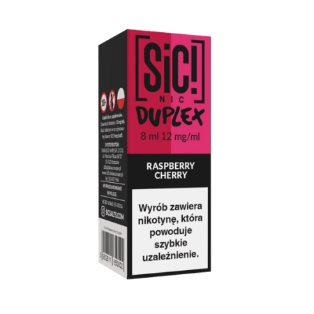 Liquid SIC! NIC 8ml Raspberry Cherry 12mg