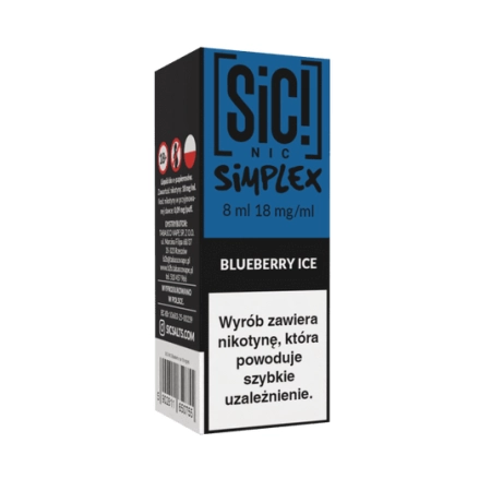 Liquid SIC! NIC 8ml Blueberry Ice 18mg