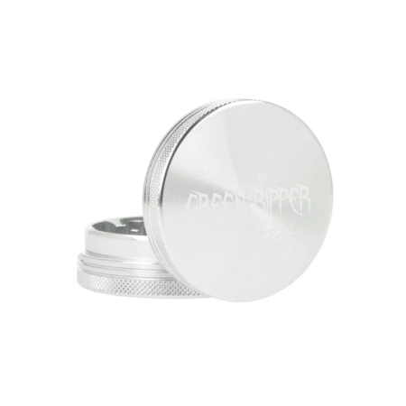 Green Ripper Grinder Aluminium 2-częściowy srebrny