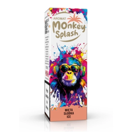 B26 Aromat Monkey Splash 8/10 ml Mięta Słodka Ice