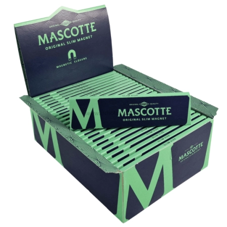 Bibułki Mascotte Slim Size Magnetic BOX 50szt